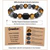 imageTONY ampamp SANDY Natural Stone Bracelets for Men Boys Son Grandson Nephew Boyfriend Dad Step Dad  Birthday Christmas Easter Gifts for Teens Boys Him Men AdultsTo My Grandson