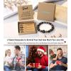 imageTONY ampamp SANDY Natural Stone Bracelets for Men Boys Son Grandson Nephew Boyfriend Dad Step Dad  Birthday Christmas Easter Gifts for Teens Boys Him Men AdultsTo My Dad