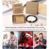 imageTONY ampamp SANDY Natural Stone Bracelets for Men Boys Son Grandson Nephew Boyfriend Dad Step Dad  Birthday Christmas Easter Gifts for Teens Boys Him Men AdultsTo My Step Dad