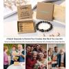 imageTONY ampamp SANDY Natural Stone Bracelets for Men Boys Son Grandson Nephew Boyfriend Dad Step Dad  Birthday Christmas Easter Gifts for Teens Boys Him Men AdultsTo My Grandpa