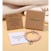 imageTONY ampamp SANDY New Mom Gifts Bracelets for First Time Moms on Mothers Day Birthday Christmas Stocking StuffersFirst Mothers Day  Pink Zebra Jasper