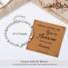 imageTONY ampamp SANDY Tiny Beaded Bracelets for Women Sometimes You Forget Youre Awesome Unique Gifts for Women Mom Daughter Wife Coworkers Best Friend Bestie GranddaughterRose Quartz