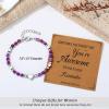 imageTONY ampamp SANDY Tiny Beaded Bracelets for Women Sometimes You Forget Youre Awesome Unique Gifts for Women Mom Daughter Wife Coworkers Best Friend Bestie GranddaughterImperial Jasper