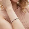 imageTONY ampamp SANDY Tiny Beaded Bracelets for Women Sometimes You Forget Youre Awesome Unique Gifts for Women Mom Daughter Wife Coworkers Best Friend Bestie GranddaughterRose Quartz