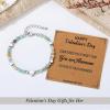 imageTONY ampamp SANDY Tiny Beaded Bracelets for Women Sometimes You Forget Youre Awesome Unique Gifts for Women Mom Daughter Wife Coworkers Best Friend Bestie GranddaughterValentines Gift  Amazonite