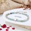 imageTONY ampamp SANDY Tiny Beaded Bracelets for Women Sometimes You Forget Youre Awesome Unique Gifts for Women Mom Daughter Wife Coworkers Best Friend Bestie GranddaughterValentines Gift  Amazonite