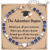 imageTONY ampamp SANDY 2025 Graduation Gifts for Her Graduation Bracelets for Women Girls Middle High School College Graduates With Grad Cap Box and Meaningful CardsLapis Lazuli