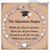 imageTONY ampamp SANDY 2025 Graduation Gifts for Her Graduation Bracelets for Women Girls Middle High School College Graduates With Grad Cap Box and Meaningful CardsRose Quartz