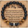 imageTONY ampamp SANDY Cross Bracelet Men Boys Christian Gifts for Teen Boys Son Grandson Nephew on Graduation Fathers Day Easter Birthday ChristmasSon  75 Inches 