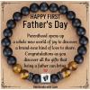 imageTONY ampamp SANDY First Time Dad Gifts New Father to be New Dad Gifts for Men Daddy to be Bracelet Birthday Christmas Stocking Stuffers for DaddyFirst Fathers Day  B
