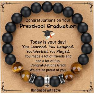 imageTONY ampamp SANDY Cross Bracelet Men Boys Christian Gifts for Teen Boys Son Grandson Nephew on Graduation Fathers Day Easter Birthday ChristmasGraduationPrek  63 Inches 