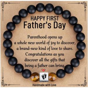 imageTONY ampamp SANDY First Time Dad Gifts New Father to be New Dad Gifts for Men Daddy to be Bracelet Birthday Christmas Stocking Stuffers for DaddyFirst Fathers Day  A