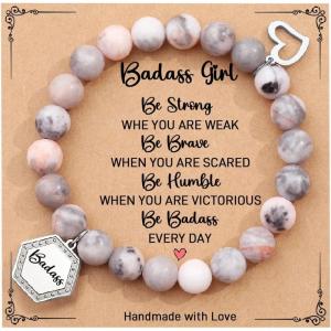 imageTONY ampamp SANDY Unique Gifts for Women Mom Daughter Wife Friends Sister Aunt Grandma  Beaded Bracelets for Women Teen Girls Jewelry on Birthday Christmas Graduation EasterBadass