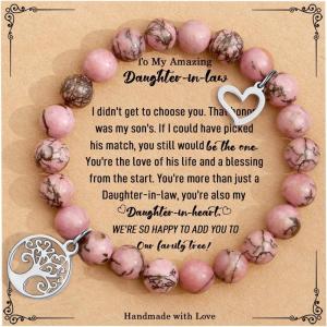 imageTONY ampamp SANDY Unique Gifts for Women Mom Daughter Wife Friends Sister Aunt Grandma  Beaded Bracelets for Women Teen Girls Jewelry on Birthday Christmas Graduation EasterDaughter in Law