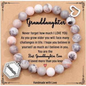 imageTONY ampamp SANDY Unique Gifts for Women Mom Daughter Wife Friends Sister Aunt Grandma  Beaded Bracelets for Women Teen Girls Jewelry on Birthday Christmas Graduation EasterGranddaughter