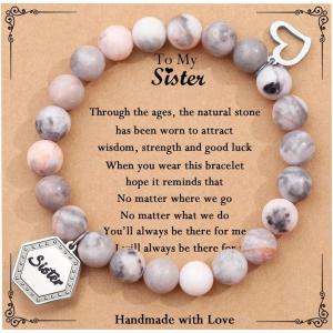 imageTONY ampamp SANDY Unique Gifts for Women Mom Daughter Wife Friends Sister Aunt Grandma  Beaded Bracelets for Women Teen Girls Jewelry on Birthday Christmas Graduation EasterSister