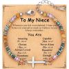 imageTONY ampamp SANDY Cross Bracelet for Women Christian Gifts for Women Confirmation Baptism Gifts Unique Gift for Daughter Granddaughter Sister in Christ Friend Niece on Birthday ChristmasNiece