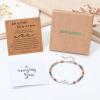 imageTONY ampamp SANDY Friend Gifts for Women Sister Gift Friendship Bracelets Wave Bracelet Best Friend Birthday Gifts for Women Bestie Bracelets Christmas Stocking Stuffers for WomanLife is tough  But so are you