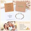imageTONY ampamp SANDY Friend Gifts for Women Sister Gift Friendship Bracelets Wave Bracelet Best Friend Birthday Gifts for Women Bestie Bracelets Christmas Stocking Stuffers for WomanBestie