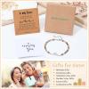 imageTONY ampamp SANDY Friend Gifts for Women Sister Gift Friendship Bracelets Wave Bracelet Best Friend Birthday Gifts for Women Bestie Bracelets Christmas Stocking Stuffers for WomanSister