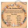 imageTONY ampamp SANDY Cross Bracelet for Women Christian Gifts for Women Confirmation Baptism Easter Gifts Unique Gift for Friends Daughter Mom Sister in Christ Niece on Birthday ChristmasGodmother