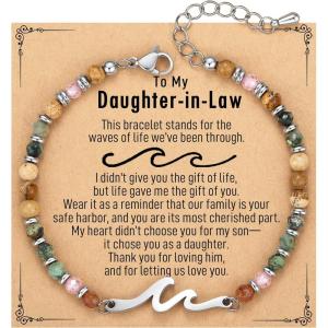 imageTONY ampamp SANDY Friend Gifts for Women Sister Gift Friendship Bracelets Wave Bracelet Best Friend Birthday Gifts for Women Bestie Bracelets Christmas Stocking Stuffers for WomanDaughter in Law