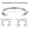 image:imageTONY amp SANDY Cuff Bracelets for Women Teen Girls Best Friend Sister Mom Daughter Granddaughter Easter Birthday Mothers Day Christmas Stocking Stuffers for Teen Girls Women Jewelry1  Christian Gifts  God is within her  she will not fall
