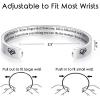 image:imageTONY amp SANDY Cuff Bracelets for Women Teen Girls Best Friend Sister Mom Daughter Granddaughter Easter Birthday Mothers Day Christmas Stocking Stuffers for Teen Girls Women Jewelry1  Daughter Gifts  To my daughter  never forget that I love youBe the woman I know you can be