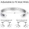 image:imageTONY amp SANDY Cuff Bracelets for Women Teen Girls Best Friend Sister Mom Daughter Granddaughter Easter Birthday Mothers Day Christmas Stocking Stuffers for Teen Girls Women Jewelry1  Granddaughter Gifts  To my granddaughter never forget that I love you