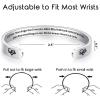 image:imageTONY amp SANDY Cuff Bracelets for Women Teen Girls Best Friend Sister Mom Daughter Granddaughter Easter Birthday Mothers Day Christmas Stocking Stuffers for Teen Girls Women Jewelry1  Niece Gifts  To my niece  never forget that I love youBe the woman I know you can be