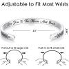 image:imageTONY amp SANDY Cuff Bracelets for Women Teen Girls Best Friend Sister Mom Daughter Granddaughter Easter Birthday Mothers Day Christmas Stocking Stuffers for Teen Girls Women Jewelry1  Love you to the moon and back