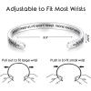 image:imageTONY amp SANDY Cuff Bracelets for Women Teen Girls Best Friend Sister Mom Daughter Granddaughter Easter Birthday Mothers Day Christmas Stocking Stuffers for Teen Girls Women Jewelry0  Friend Gifts  The best things in life arent things Theyre friends like you