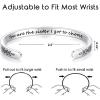 image:imageTONY amp SANDY Cuff Bracelets for Women Teen Girls Best Friend Sister Mom Daughter Granddaughter Easter Birthday Mothers Day Christmas Stocking Stuffers for Teen Girls Women Jewelry1  Sister Gifts  You are the sister I got to choose