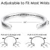 image:imageTONY amp SANDY Cuff Bracelets for Women Teen Girls Best Friend Sister Mom Daughter Granddaughter Easter Birthday Mothers Day Christmas Stocking Stuffers for Teen Girls Women Jewelry1  Daughter Gifts  A daughter is just a little girl who grows up to be your best friend