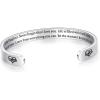 image:imageTONY amp SANDY Cuff Bracelets for Women Teen Girls Best Friend Sister Mom Daughter Granddaughter Easter Birthday Mothers Day Christmas Stocking Stuffers for Teen Girls Women Jewelry1  Daughter Gifts  To my daughter  never forget that I love youBe the woman I know you can be