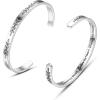 image:imageTONY amp SANDY Cuff Bracelets for Women Teen Girls Best Friend Sister Mom Daughter Granddaughter Easter Birthday Mothers Day Christmas Stocking Stuffers for Teen Girls Women Jewelry1  Cousin Gifts  Cousins by blood  sisters by heart  friends by choice