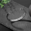 image:imageTONY amp SANDY Inspirational Bracelets for Women Teen Girls Personalized Gifts for Daughter Granddaughter Mom Sister Friends Stainless Steel Engraved Cuff Birthday Easter ChristmasA  Friend Gifts  Sun  Moon  Id shank a btch for you right in the kidney