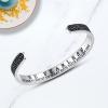 image:imageTONY amp SANDY Inspirational Bracelets for Women Teen Girls Personalized Gifts for Daughter Granddaughter Mom Sister Friends Stainless Steel Engraved Cuff Birthday Easter ChristmasA  Be fearless  Celtic Knot