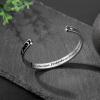 image:imageTONY amp SANDY Inspirational Bracelets for Women Teen Girls Personalized Gifts for Daughter Granddaughter Mom Sister Friends Stainless Steel Engraved Cuff Birthday Easter ChristmasA  Friend Gifts  Sun  Moon  Side by side or miles apart  friends are always close at heart