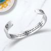 image:imageTONY amp SANDY Inspirational Bracelets for Women Teen Girls Personalized Gifts for Daughter Granddaughter Mom Sister Friends Stainless Steel Engraved Cuff Birthday Easter ChristmasA  Be strong when you are weak be brave when you are scared be humble