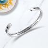 image:imageTONY amp SANDY Inspirational Bracelets for Women Teen Girls Personalized Gifts for Daughter Granddaughter Mom Sister Friends Stainless Steel Engraved Cuff Birthday Easter ChristmasA  Friend Gifts  Well be friends until we are old and senile then will be new best friends
