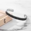 image:imageTONY amp SANDY Inspirational Bracelets for Women Teen Girls Personalized Gifts for Daughter Granddaughter Mom Sister Friends Stainless Steel Engraved Cuff Birthday Easter ChristmasA  Be fearless  Celtic Knot