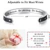 image:imageTONY amp SANDY Inspirational Bracelets for Women Teen Girls Personalized Gifts for Daughter Granddaughter Mom Sister Friends Stainless Steel Engraved Cuff Birthday Easter ChristmasA  Sun  Moon  Be brave be strong be badass