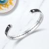 image:imageTONY amp SANDY Inspirational Bracelets for Women Teen Girls Personalized Gifts for Daughter Granddaughter Mom Sister Friends Stainless Steel Engraved Cuff Birthday Easter ChristmasA  Sister Gifts  Sun  Moon  A sister is gods way of making sure we never walk alone