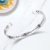 image:imageTONY amp SANDY Inspirational Bracelets for Women Teen Girls Personalized Gifts for Daughter Granddaughter Mom Sister Friends Stainless Steel Engraved Cuff Birthday Easter ChristmasA  Sister Gifts  A sister is gods way of making sure we never walk alone