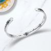image:imageTONY amp SANDY Inspirational Bracelets for Women Teen Girls Personalized Gifts for Daughter Granddaughter Mom Sister Friends Stainless Steel Engraved Cuff Birthday Easter ChristmasLeaf  Beautiful girl you can do amazing things