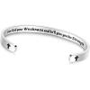 image:imageTONY amp SANDY Inspirational Bracelets for Women Teen Girls Personalized Gifts for Daughter Granddaughter Mom Sister Friends Stainless Steel Engraved Cuff Birthday Easter ChristmasA  Christian Gifts  Give God your weakness and hell give you his strength