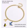 image:imageAnkle Bracelets for Women  Gold Anklets for Women Waterproof Initial Butterfly Anklet Teen Girls Jewelry Non Tarnish Summer Foot Chain Great Mothers Day Birthday Gifts for Her Mom Daughter Letter M